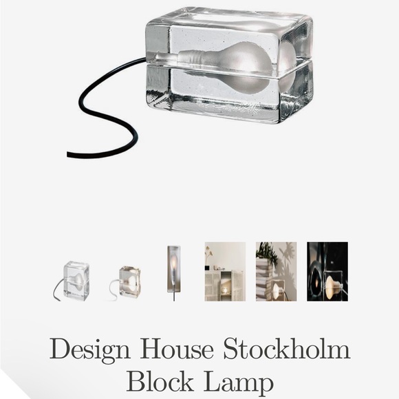 Design House Stockholm Block Light Half part  clear replacement decor - Picture 2 of 7